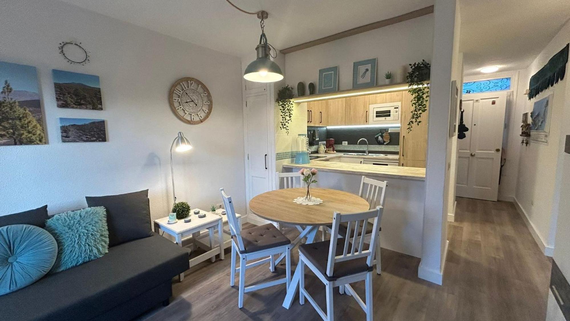 Huebsche Ferienwohnung Mit 2 Schlafzimmern, Pool Und Wlan, Strandnaehe Callao Salvaje Eksteriør billede
